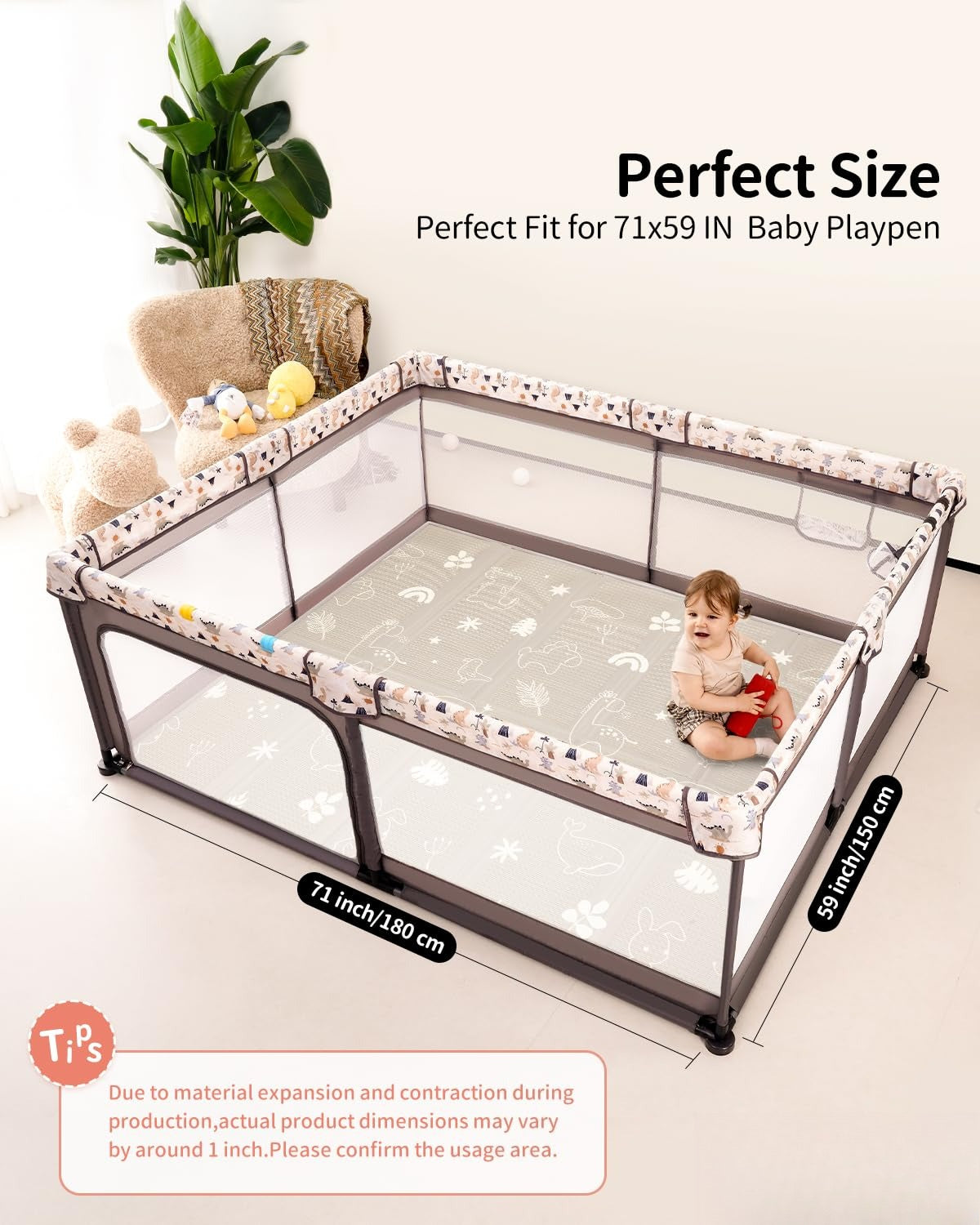 Portable Foldable Waterproof Foam Play Mat
