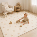 Beige Foldable Waterproof Baby Play Mat