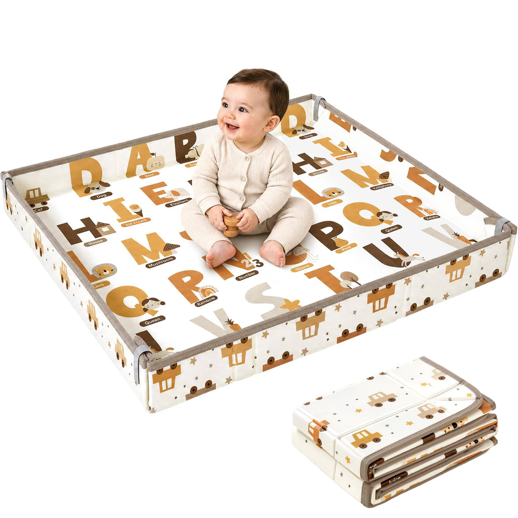 Alphabet Foldable Waterproof Baby Play Mat
