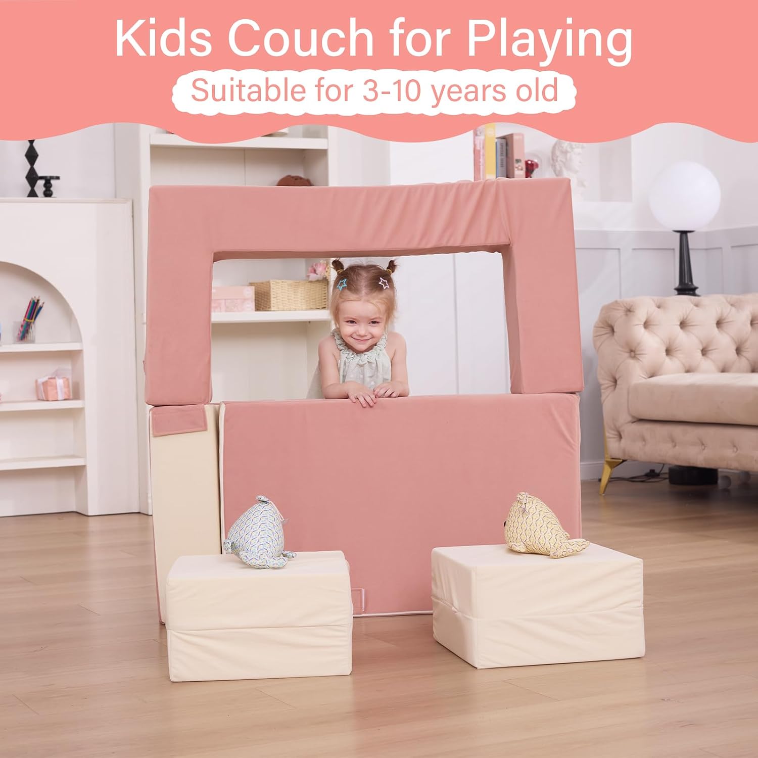 Convertible Modular Foam Kids Play Couch