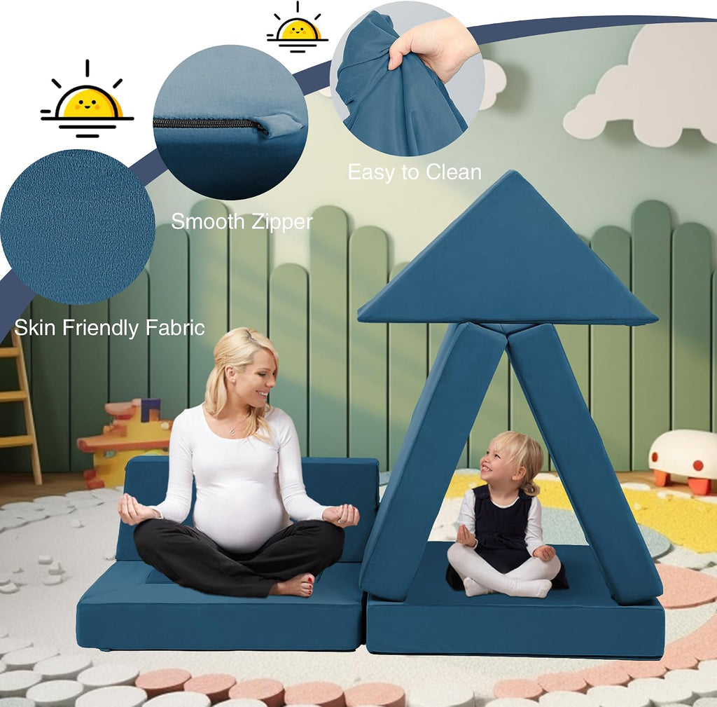 Convertible Foam Modular Kids Play Couch