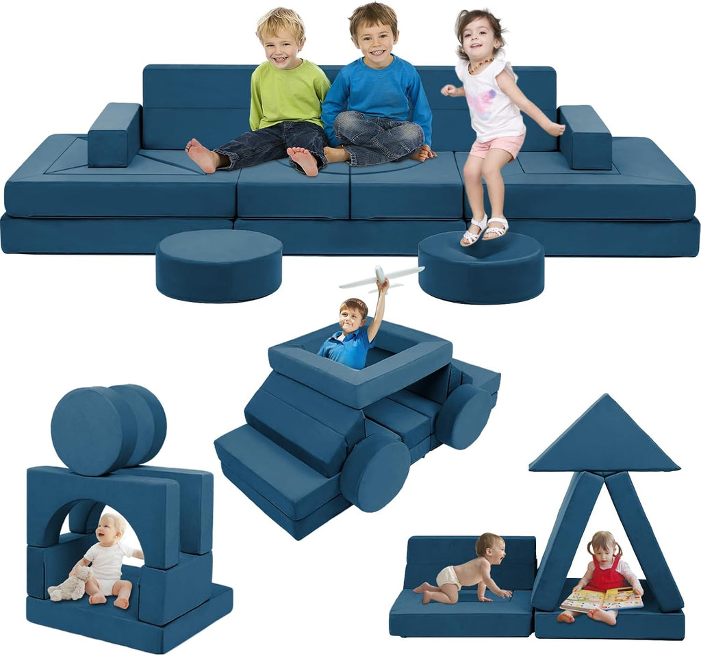 Convertible Foam Modular Kids Play Couch