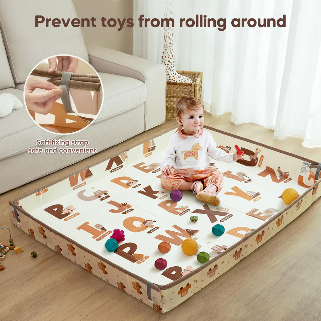 Alphabet Foldable Waterproof Baby Play Mat