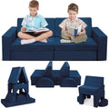 Blue Convertible Modular Kids Play Couch