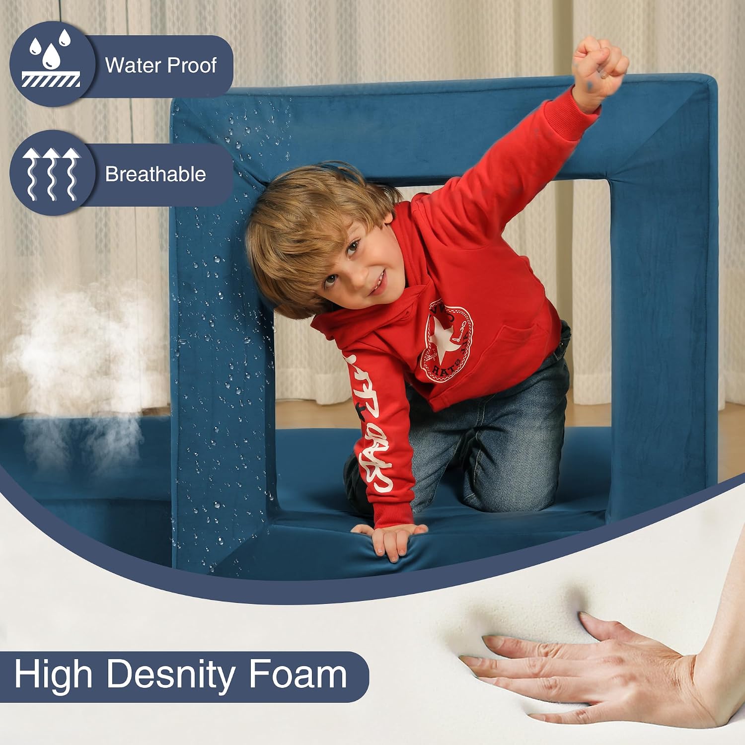 Convertible Foam Modular Kids Play Couch