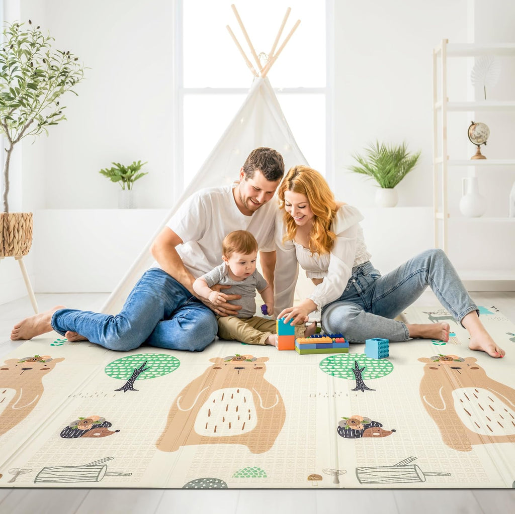 Forest Foldable Waterproof Foam Play Mat