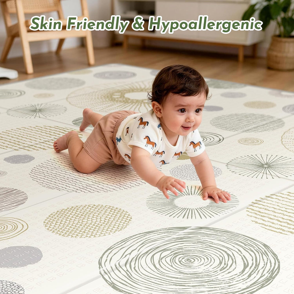 Thick Foldable Reversible Large Play Mat