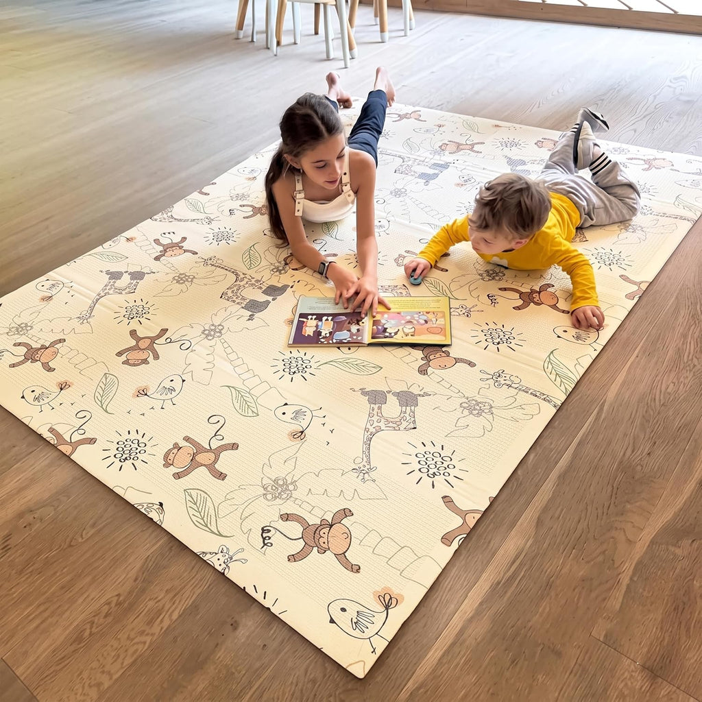 Reversible Portable Waterproof Foam Play Mat