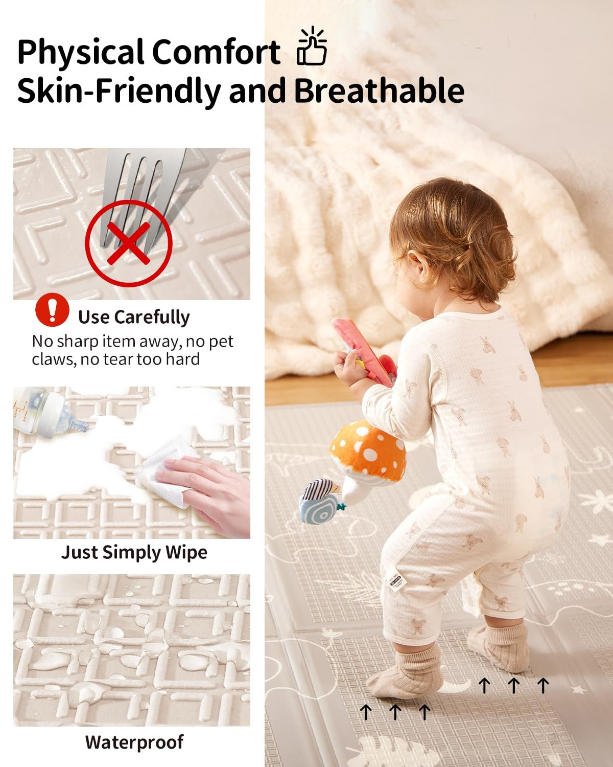 Portable Foldable Waterproof Foam Play Mat